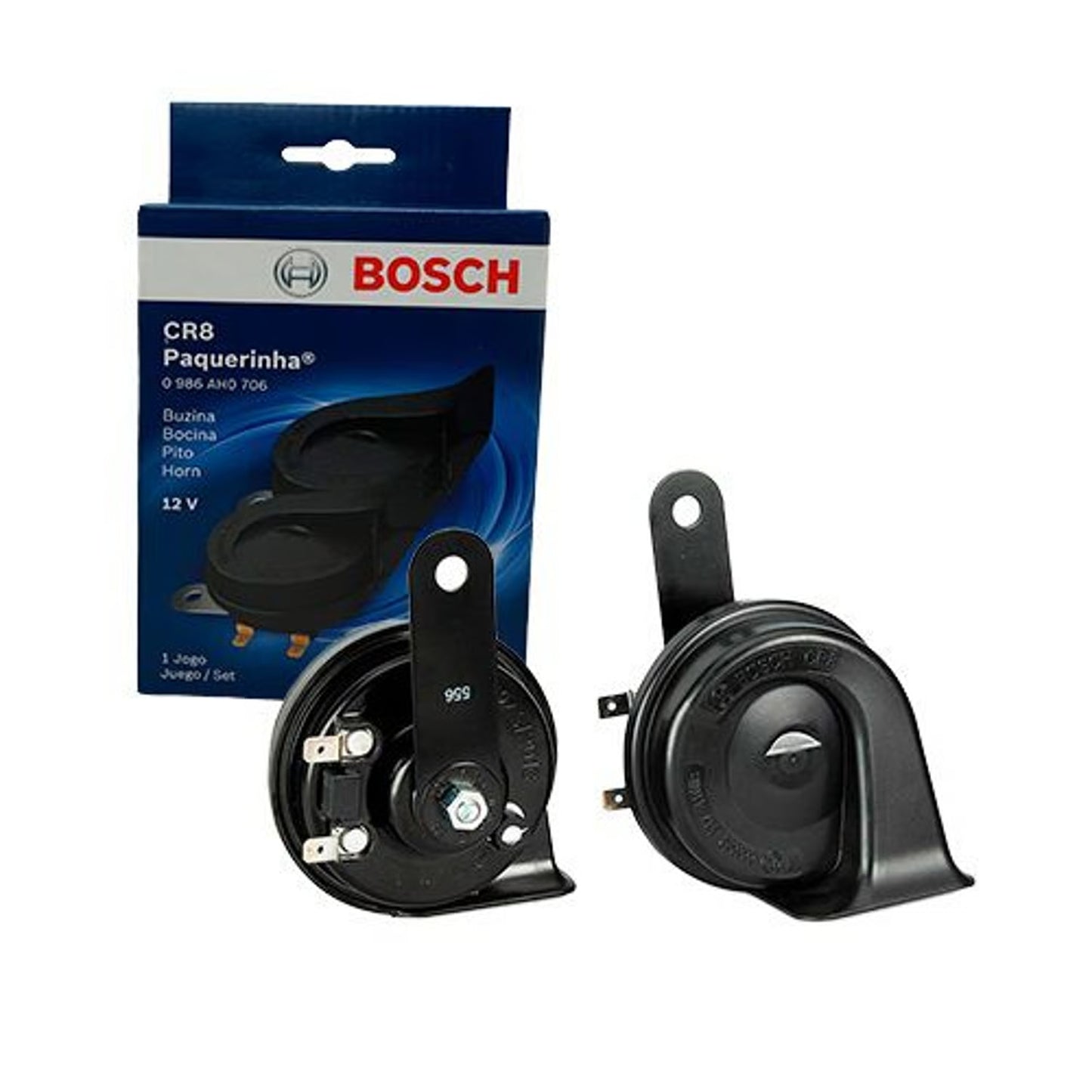 BOCINA CARACOL DOBLE 12V AUTO MOTO CAMIÓN SONIDO DE ALTA POTENCIA